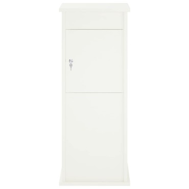 vidaXL γραμματοκιβώτιο Λευκό 40 x 40 x 100 cm Ατσάλι