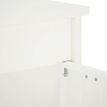 vidaXL γραμματοκιβώτιο Λευκό 40 x 40 x 100 cm Ατσάλι