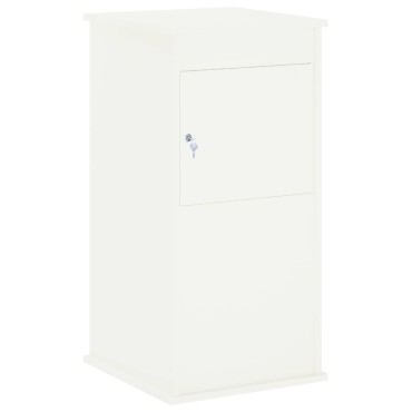 vidaXL γραμματοκιβώτιο Λευκό 50 x 52 x 100 cm Ατσάλι