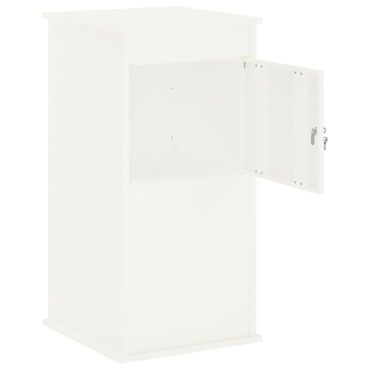 vidaXL γραμματοκιβώτιο Λευκό 50 x 52 x 100 cm Ατσάλι