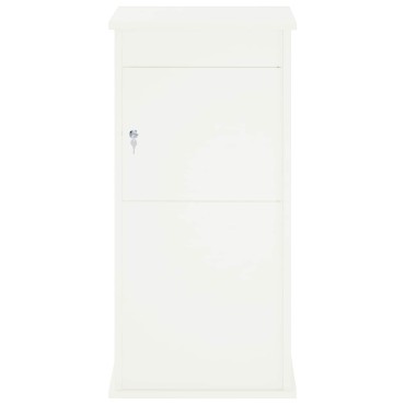 vidaXL γραμματοκιβώτιο Λευκό 50 x 52 x 100 cm Ατσάλι