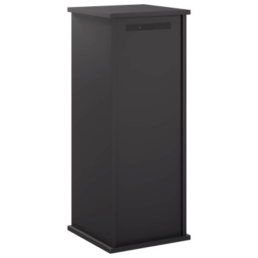 vidaXL γραμματοκιβώτιο Μαύρο 40 x 40 x 100 cm Ατσάλι