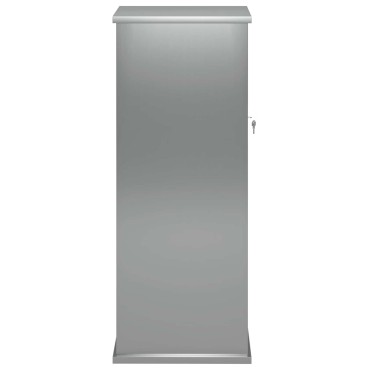 vidaXL γραμματοκιβώτιο Ασημί 40 x 40 x 100 cm Γαλβανισμένος Χάλυβας