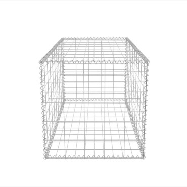 vidaXL Συρματοκιβώτιο 100 x 50 x 50 εκ. από Γαλβανισμένο Χάλυβα