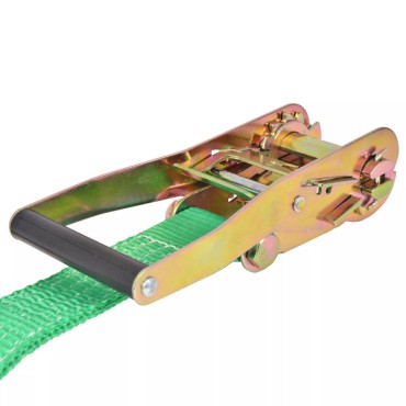 vidaXL Slackline - Ιμάντας Ισορροπίας Πράσινος 15 μ. x 50 χιλ. / 150 κ.