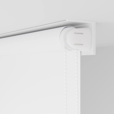 vidaXL Κουρτίνα Μπάνιου Ρολό Λευκή 80 x 240 εκ.