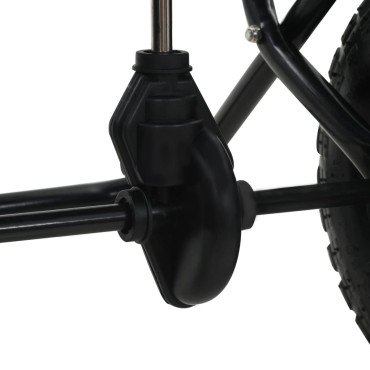 vidaXL Διανομέας Αλατιού Ώθησης 15 L 92 x 46 x 70 εκ. από PVC/Ατσάλι