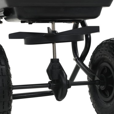 vidaXL Διανομέας Αλατιού Ώθησης 15 L 92 x 46 x 70 εκ. από PVC/Ατσάλι