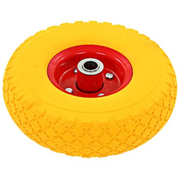 vidaXL Ρόδες για Καρότσια 4 τεμ. 3.00-4 (245x82) Συμπαγής Πολυουρεθάνη