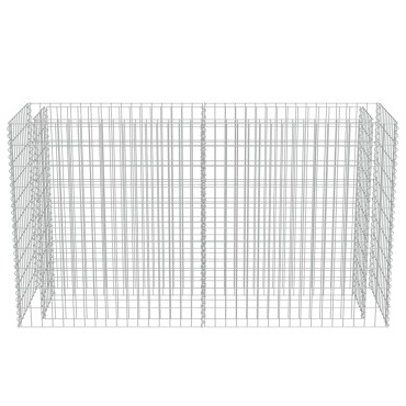 vidaXL Συρματοκιβώτιο-Γλάστρα Υπερυψωμένη 180x50x100 εκ. Γαλβ. Χάλυβας