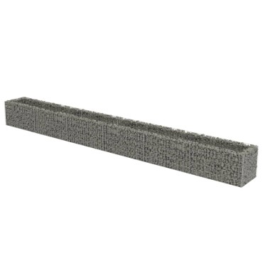 vidaXL Συρματοκιβώτιο-Γλάστρα Υπερυψωμένη 540x50x50 εκ. Γαλβ. Χάλυβας