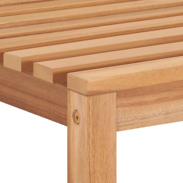 vidaXL Καρέκλες Κήπου 2 τεμ. από Μασίφ Ξύλο Teak 50x53x90cm