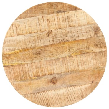 vidaXL Τραπέζι Bistro Στρογγυλό 60x75cm Ακατέργαστο Ξύλο Μάνγκο 1 τεμ.