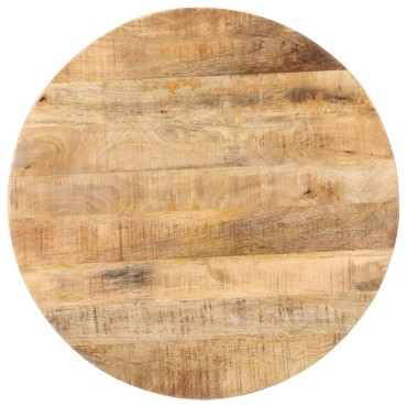 vidaXL Τραπέζι Bistro Στρογγυλό 70x75cm Ακατέργαστο Ξύλο Μάνγκο 1 τεμ.