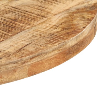 vidaXL Τραπέζι Bistro Στρογγυλό 70x75cm Ακατέργαστο Ξύλο Μάνγκο 1 τεμ.