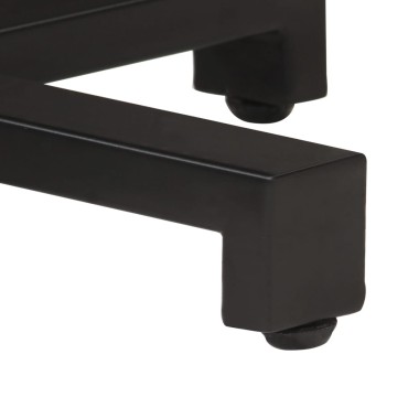 vidaXL Τραπέζι Bistro Στρογγυλό 70x75cm Ακατέργαστο Ξύλο Μάνγκο 1 τεμ.