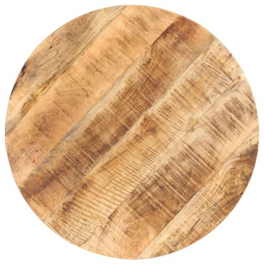 vidaXL Τραπέζι Bistro Στρογγυλό 80x75cm Ακατέργαστο Ξύλο Μάνγκο 1 τεμ.
