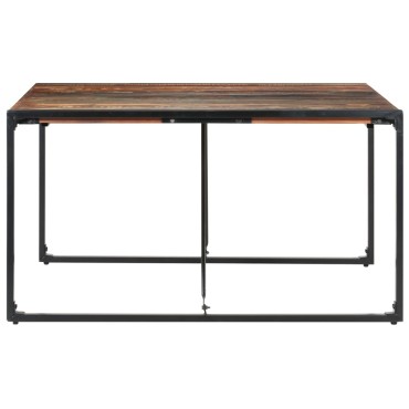vidaXL Τραπεζαρία 140x140x75cm από Μασίφ Ανακυκλωμένο Ξύλο 1 τεμ.