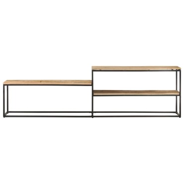 vidaXL Έπιπλο Τηλεόρασης 180x30x50cm από Ακατέργαστο Ξύλο Μάνγκο