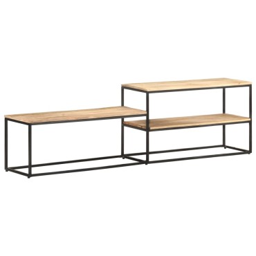 vidaXL Έπιπλο Τηλεόρασης 180x30x50cm από Ακατέργαστο Ξύλο Μάνγκο
