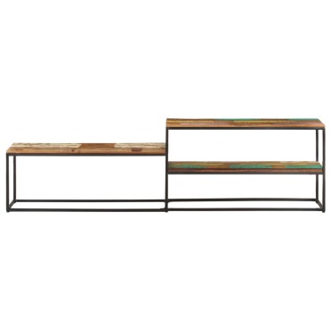 vidaXL Έπιπλο Τηλεόρασης 180x30x50cm από Μασίφ Ανακυκλωμένο Ξύλο