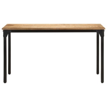 vidaXL Τραπεζαρία 140x70x76cm από Ακατέργαστο Ξύλο Μάνγκο 1 τεμ.