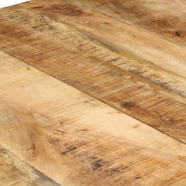 vidaXL Τραπεζαρία 160x80x76cm από Ακατέργαστο Ξύλο Μάνγκο 1 τεμ.