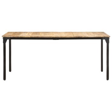 vidaXL Τραπεζαρία 180x90x76cm από Ακατέργαστο Ξύλο Μάνγκο 1 τεμ.