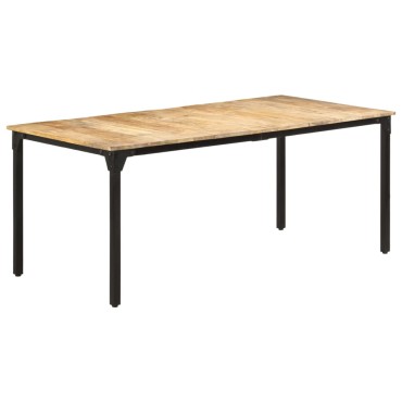 vidaXL Τραπεζαρία 180x90x76cm από Ακατέργαστο Ξύλο Μάνγκο 1 τεμ.