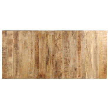 vidaXL Τραπεζαρία 220x100x76cm από Ακατέργαστο Ξύλο Μάνγκο 1 τεμ.
