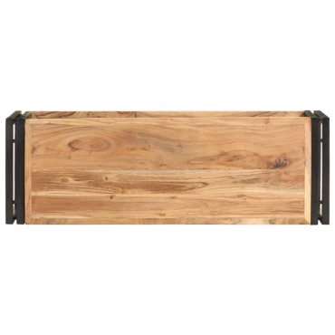 vidaXL Έπιπλο Τηλεόρασης 90x30x40cm από Μασίφ Ξύλο Ακακίας