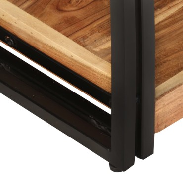vidaXL Έπιπλο Τηλεόρασης 90x30x40cm από Μασίφ Ξύλο Ακακίας