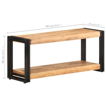 vidaXL Έπιπλο Τηλεόρασης 90x30x40cm από Μασίφ Ξύλο Ακακίας