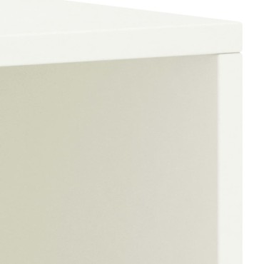 vidaXL Κομοδίνα 2 τεμ. Λευκά 35x30x40cm από Μασίφ Ξύλο Πεύκου