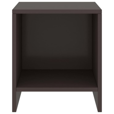 vidaXL Κομοδίνα 2 τεμ. Σκούρο Καφέ 35x30x40cm Μασίφ Ξύλο Πεύκου
