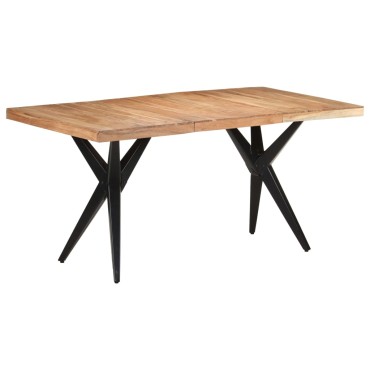 vidaXL Τραπεζαρία 160x80x76cm από Μασίφ Ξύλο Ακακίας 1 τεμ.