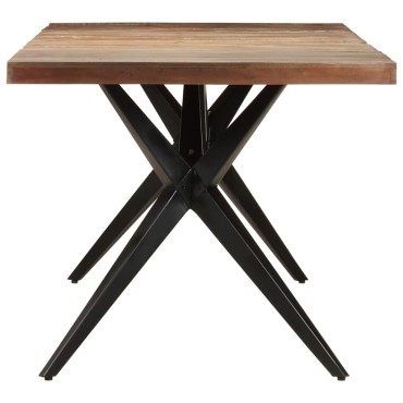 vidaXL Τραπεζαρία 200x90x76cm από Μασίφ Ανακυκλωμένο Ξύλο 1 τεμ.