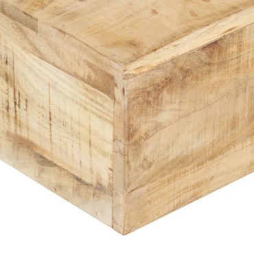 vidaXL Τραπεζάκι Σαλονιού 80x80x28cm από Μασίφ Ξύλο Μάνγκο 1 τεμ.