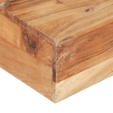 vidaXL Τραπεζάκι Σαλονιού 80x80x28cm από Μασίφ Ξύλο Ακακίας 1 τεμ.