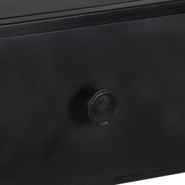 vidaXL Βιβλιοθήκη 80x35x180cm από Ακατέργαστο Ξύλο Μάνγκο & Σίδηρο 1 τεμ.