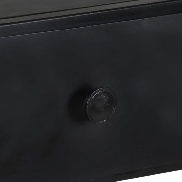 vidaXL Βιβλιοθήκη 60x35x180cm από Ακατέργαστο Ξύλο Μάνγκο & Σίδηρο 1 τεμ.
