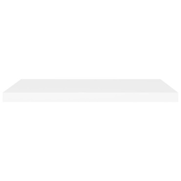 vidaXL Ράφι Τοίχου Άσπρο 80x23,5x3,8cm από MDF 1 τεμ.