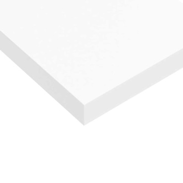 vidaXL Ράφια Τοίχου 2 τεμ. Άσπρα 80x23,5x3,8cm MDF