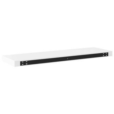 vidaXL Ράφια Τοίχου 2 τεμ. Άσπρα 80x23,5x3,8cm MDF