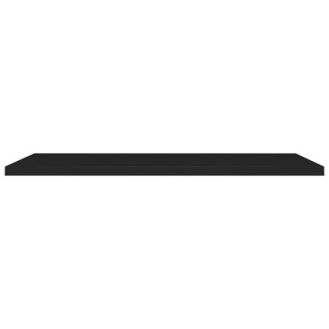 vidaXL Ράφι Τοίχου Μαύρο 120x23,5x3,8cm MDF 1 τεμ.