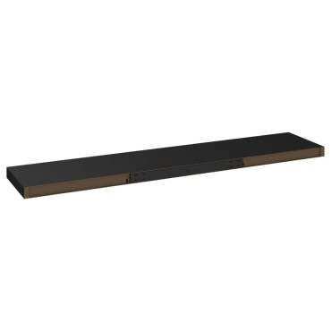 vidaXL Ράφι Τοίχου Μαύρο 120x23,5x3,8cm MDF 1 τεμ.
