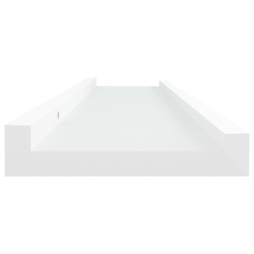 vidaXL Ράφια για Κορνίζες 2 τεμ. Λευκά 40x9x3cm από MDF
