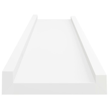 vidaXL Ράφια για Κορνίζες 2 τεμ. Λευκά 40x9x3cm από MDF
