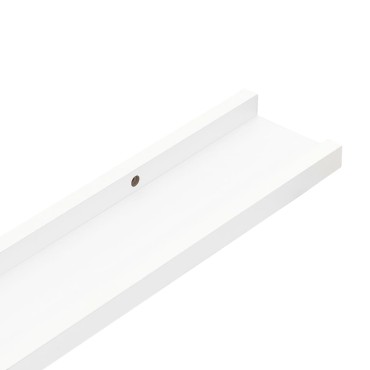 vidaXL Ράφια για Κορνίζες 2 τεμ. Λευκά 40x9x3cm από MDF