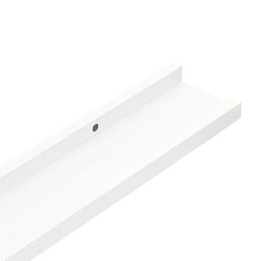 vidaXL Ράφια για Κορνίζες 2 τεμ. Λευκά 40x9x3cm από MDF